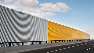 More than 65,000 lineal metres of deeply ribbed steel noise wall panels are providing a colourful visual identity for Deer Park Bypass, Western Melbourne.